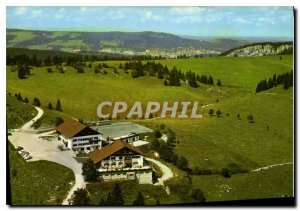 Postcard Modern Hotel Ran Tete La Perle du Jura Neuchatel Switzerland