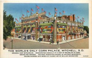 SD, Mitchell, South Dakota, Corn Palace, Curt Teich