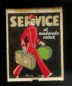 ALTA VISTA HOTEL Colorado 1940's Full Unstruck Matchbook