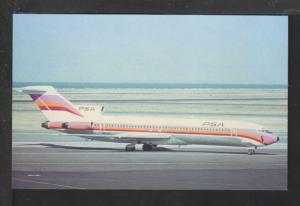 Pacific Southwest Boeing 727 Postcard 