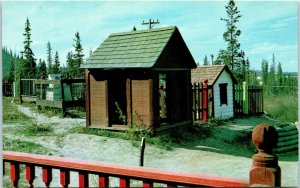 1950s Indian Cemetery Whitehorse Yukon Territory Canada Postcard