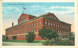 Washington DC Pension Office White Border Postcard Unused