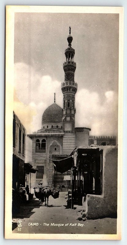 1920s CAIRO EGYPT THE MOSQUE OF KAIT BEY RELIGIOUS MUSLEM  RPPC POSTCARD P1640