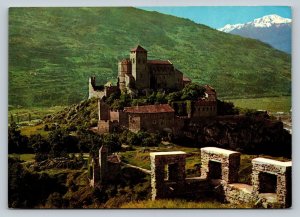 Valère Castle Sion Valais Switzerland 4x6 Vintage Postcard 0185