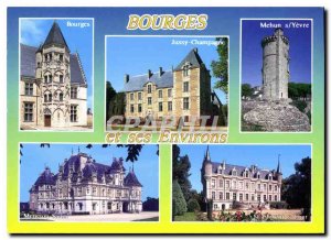 Modern Postcard Bourges and its Surroundings