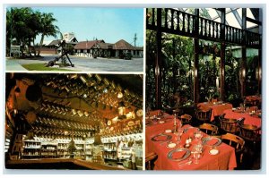 c1950 Jamaica Inn The English Pub Restaurant View Key Biscayne Florida Postcard