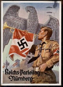 3rd Reich Germany 1935 Hoffmann Hitler Youth Reichsparteitag Propaganda Ca 93393