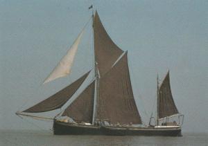 Thalatta Coasting Barge Ship Built Harwich 1906 Essex Postcard
