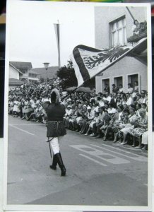 Postcard Vintage Social European Parade RPPC - unposted