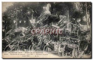 Paris - 8 - Feast of Victory - 14 July 1919 - Rooster Pyramid Canons - Coq - ...
