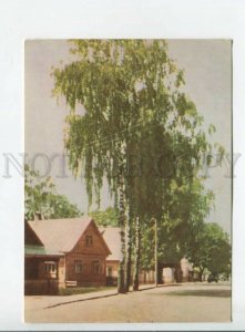 442438 USSR 1966 year Birstonas Lithuania old village postcard