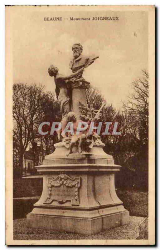 Old Postcard Beaune Monument Joigneaux