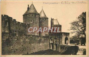 Postcard Old Carcassonne (Aude) La Cite L'Entree du Chateau Narbonne Gate