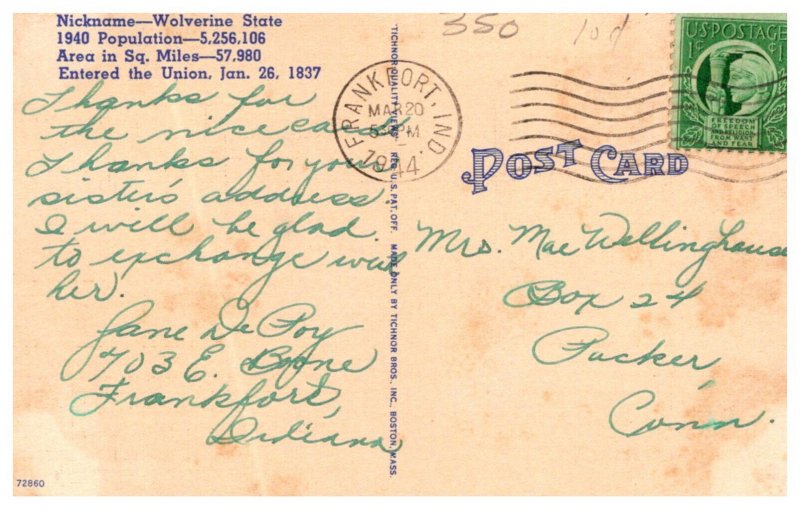 Michigan   LARGE LETTER