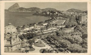 Brazil Rio De Janeiro Praça Paris Vintage RPPC 07.92