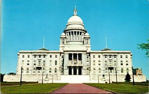 State Capitol Rhode Island Us Route No 1 Providence Wob Note Pm Postcard 