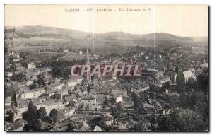 Old Postcard Aurillac Cantal Vue Generale