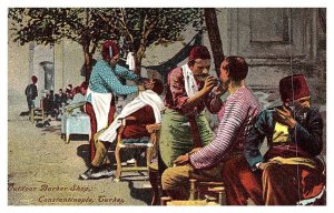 Turkey, Outdoor Barber Shop