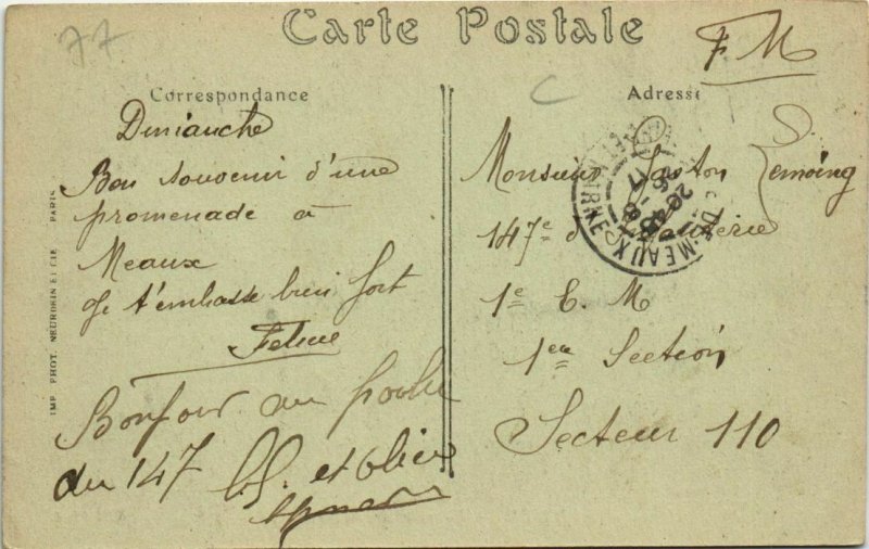 CPA Meaux Un Coin de Marne FRANCE (1100460)