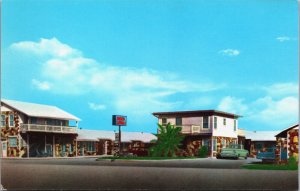 USA Rock Lodge Corpus Christi Texas Chrome Postcard C035