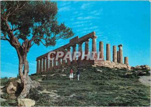 Postcard Modern Agrigento and Juno Temple