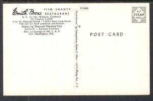 Smith Bros Fish Shanty Restaurant,Waltera,CA BIN