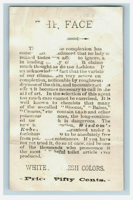 1880s Edwin W. Joy Chemist San Francisco, CA Quack Medicine Girl & Cat P219