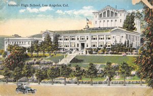 Lincoln High School Los Angeles California Postcard