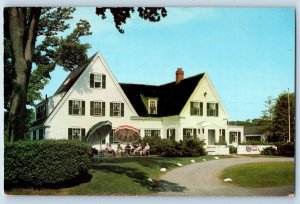 Hyannis Massachusetts MA Postcard Cape Cod Inn Residential District Square c1960