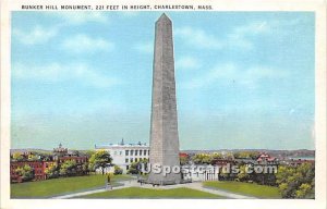 Bunker Hill Monument - Charlestown, Massachusetts MA  