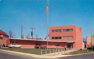 Drive-In Banking 1st National Bank of Toms River, NJ 1960s Cars Vintage Postcard