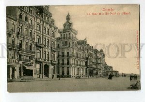 3150708 BELGIUM OSTENDE Hotel du Littoral Vintage postcard