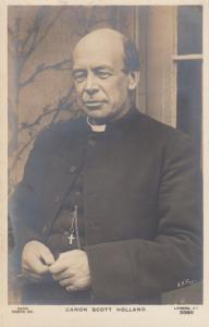 Canon Henry Scott Holland Oxford Priest & Book Author Antique Postcard