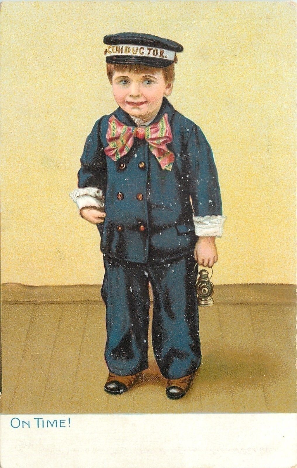 little boy train conductor hat