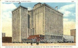 First National Bank - Detroit, Michigan MI  