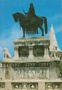 Hungary Budapest Statue Of St Stephen
