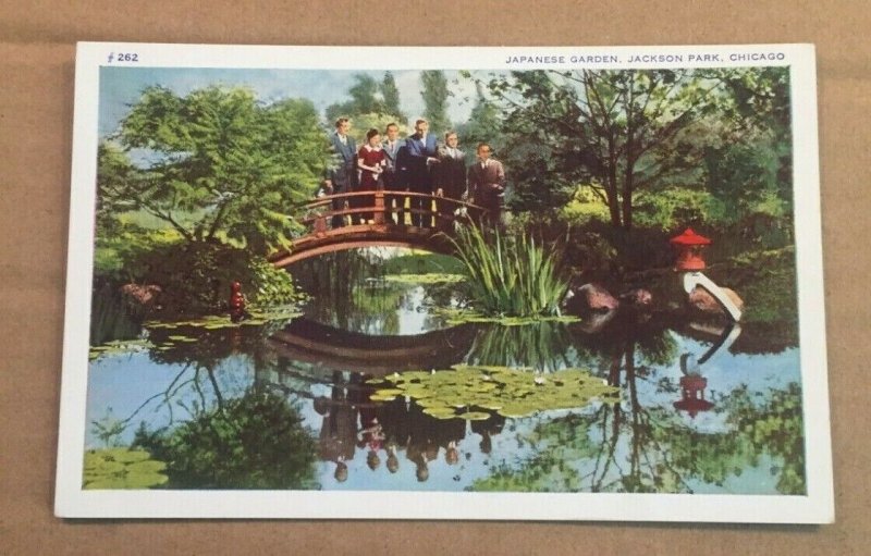 UNUSED .01 POSTCARD - JAPANESE GARDEN, JACKSON PARK, CHICAGO, ILL