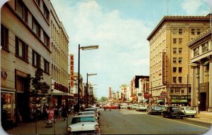Two Postcards Looking North on Michigan Street in South Bend, Indiana~133865