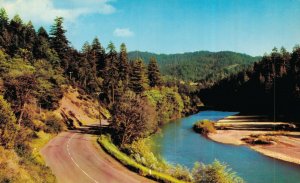 USA River and Highway Berkeley California Vintage Postcard 07.64