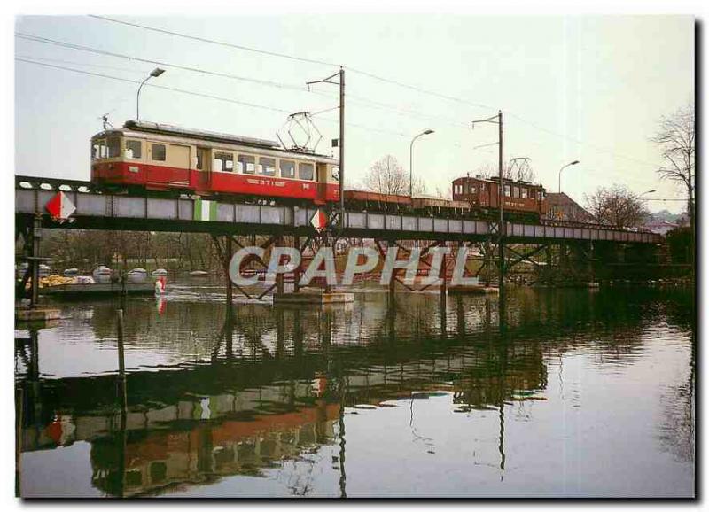  Vintage Postcard Tauffelen Ins Bahn BTI BDe 4 4 6 M 61 63 BDe 4 4 10