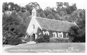 Glendale California~Forest Lawn Memorial Park-Wee Kirk O'The Heather~1950s RPPC