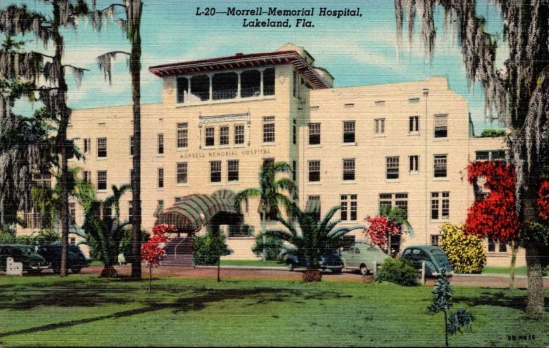 Florida Lakeland Morrell Memorial Hospital Curteich