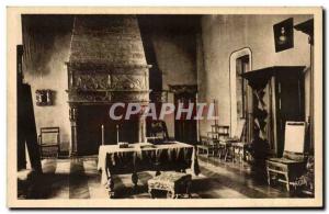 Old Postcard Chateau de Castelnau Room Louis XV