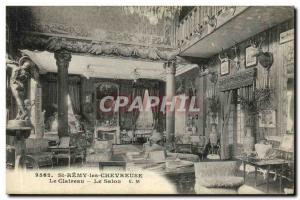 Postcard Old St Remy les Chevreuse The Claireau The Salon