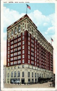 Postcard CT - Taft Hotel, New Haven, Conn.