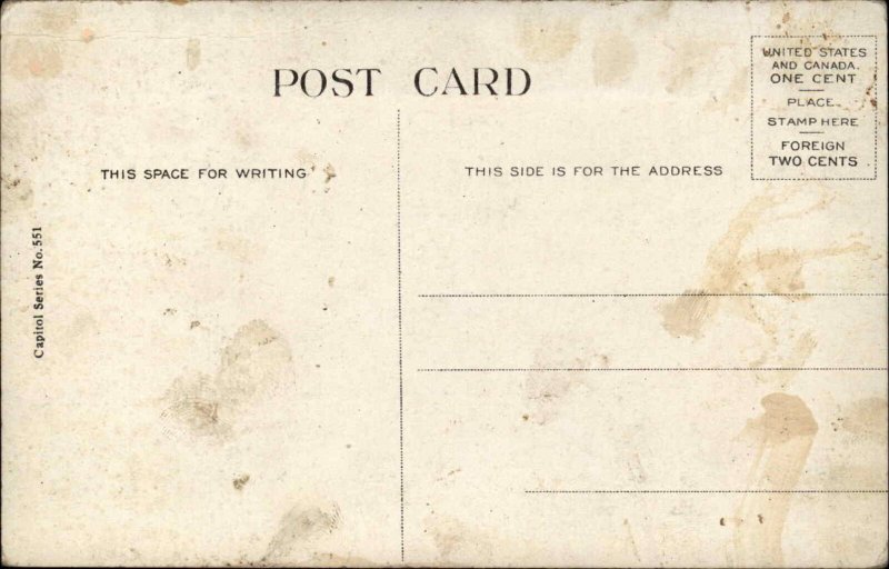 Springfield Illinois IL State Fairground Arch & Dome Bldg c1910 Vintage Postcard