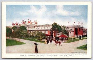 Pure Food Exhibit Building Jamestown Exposition 1907 Roadway Entrance Postcard