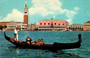 Italy Venice Panorama and Gondola