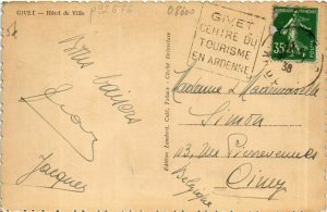 CPA Givet Hotel de Ville (992676)