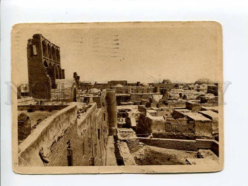 271522 Uzbekistan BUKHARA view 1930 y RPPC Term Red Army stamp